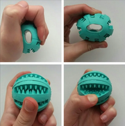 Rubber Slow Feeder Dog Ball product photo 12 at Petcous