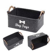 Felt Pet Toy Storage Basket product photo 7 at Petcous