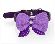 Wool Knitted Bow Pet Collar product photo 5 at Petcous