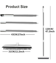 Pet Hair Rubber Broom and Carpet Rake product photo 10 at Petcous