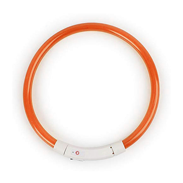 Rechargeable LED Silicone Pet Collar product image for dogs at Petcous