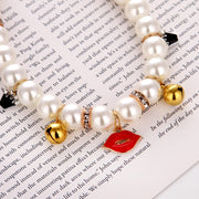 Hand Woven Pearl Cat Collar product photo 9 at Petcous