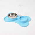 Automatic Dog Water Dispenser with Double Bowls