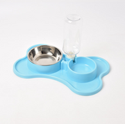 Automatic Dog Water Dispenser with Double Bowls