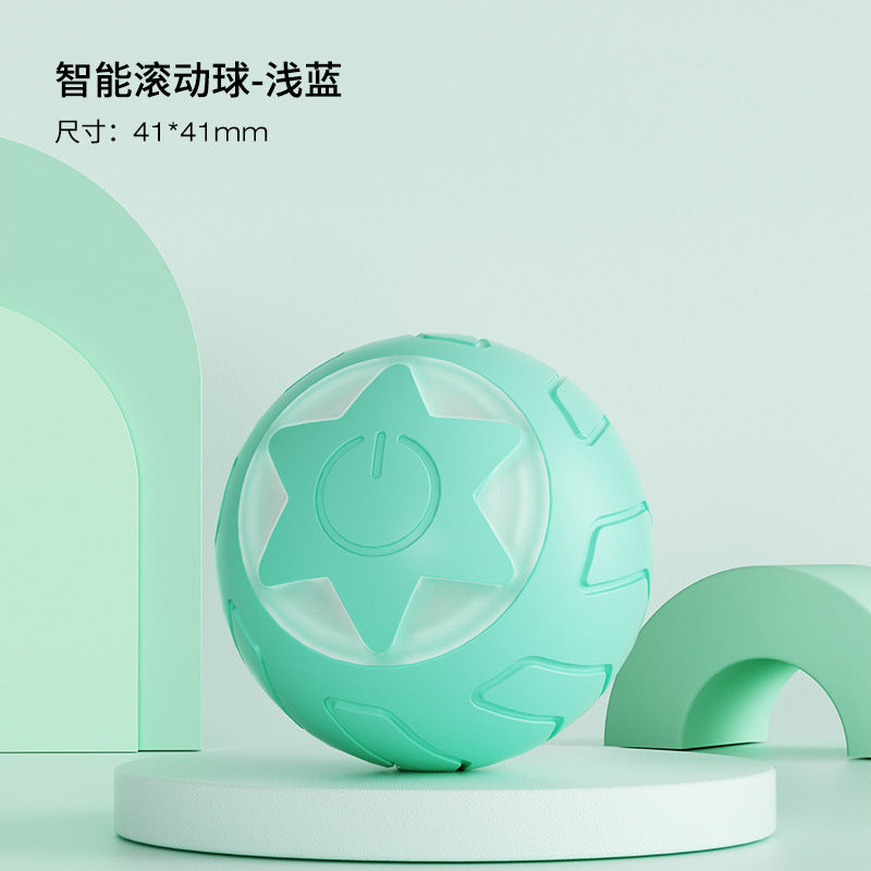 Star Rolling Cat Ball Toy product image for cats at Petcous
