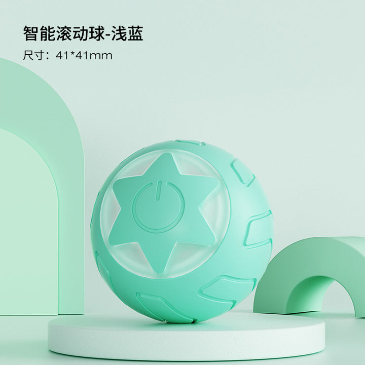 Star Rolling Cat Ball Toy product image for cats at Petcous