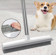 Pet Hair Rubber Broom and Carpet Rake product photo 2 at Petcous