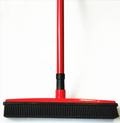 Pet Hair Rubber Broom and Carpet Rake product image for dogs and cats at Petcous