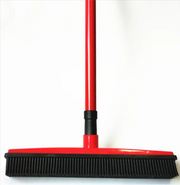 Pet Hair Rubber Broom and Carpet Rake product image for dogs and cats at Petcous