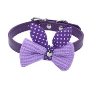 Wool Knitted Bow Pet Collar product photo 4 at Petcous