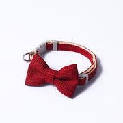 Houndstooth Bow Pet Collar product photo 3 at Petcous