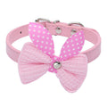 Wool Knitted Bow Pet Collar product image for dogs and cats at Petcous