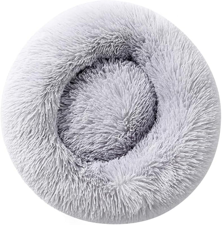 Calming Round Pet Bed product image for dogs and cats at Petcous