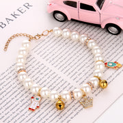 Hand Woven Pearl Cat Collar product photo 4 at Petcous