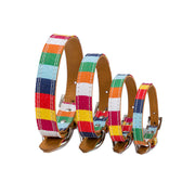 Colorful Striped Pet Collar product photo 7 at Petcous
