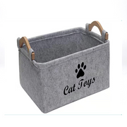 Felt Pet Toy Storage Basket product photo 3 at Petcous