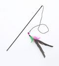 Feather Bird Wand Cat Toy