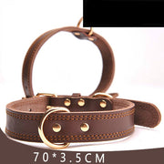 Adjustable Leather Dog Collar product photo 4 at Petcous
