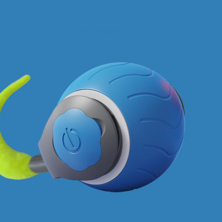 Speedy Tail USB Rechargeable Interactive Cat Ball product image for cats at Petcous
